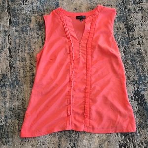 2/$10 or $8 | The Limited coral top/blouse
